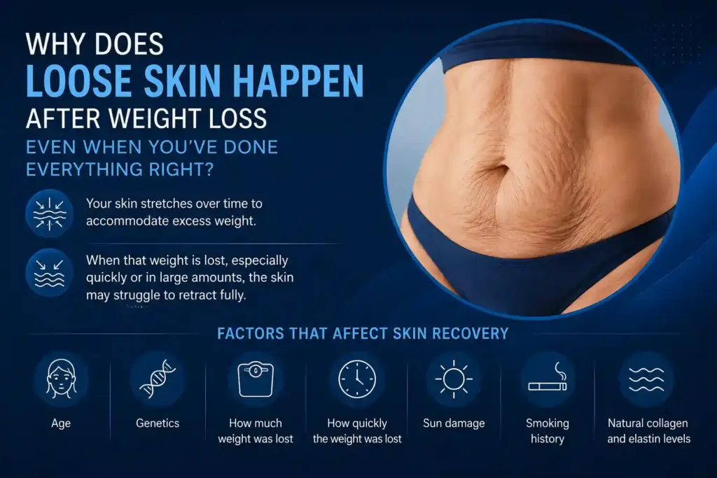 Why Does Loose Skin Happen After Weight Loss Even When You’ve Done Everything Right Alton?